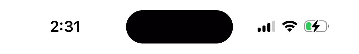 iPhone Status Bar